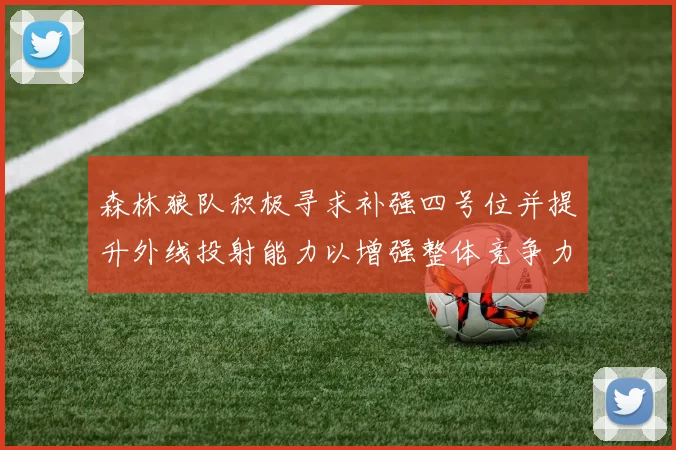 森林狼队积极寻求补强四号位并提升外线投射能力以增强整体竞争力